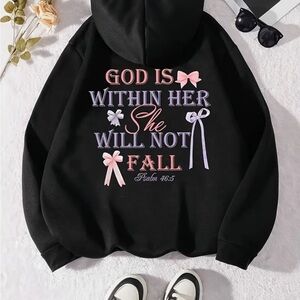 Psalm 46.5 God is with her Hoodie